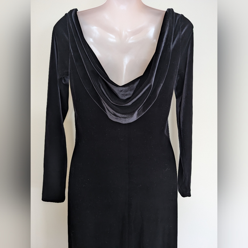 Ralph Lauren Velvet Floor Length Dress Small - Picture 5 of 11
